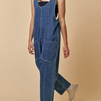 Denim High Roller Jumpsuit
