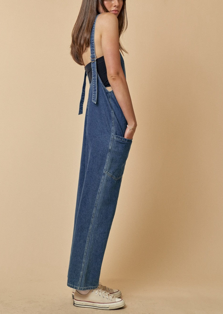Denim High Roller Jumpsuit