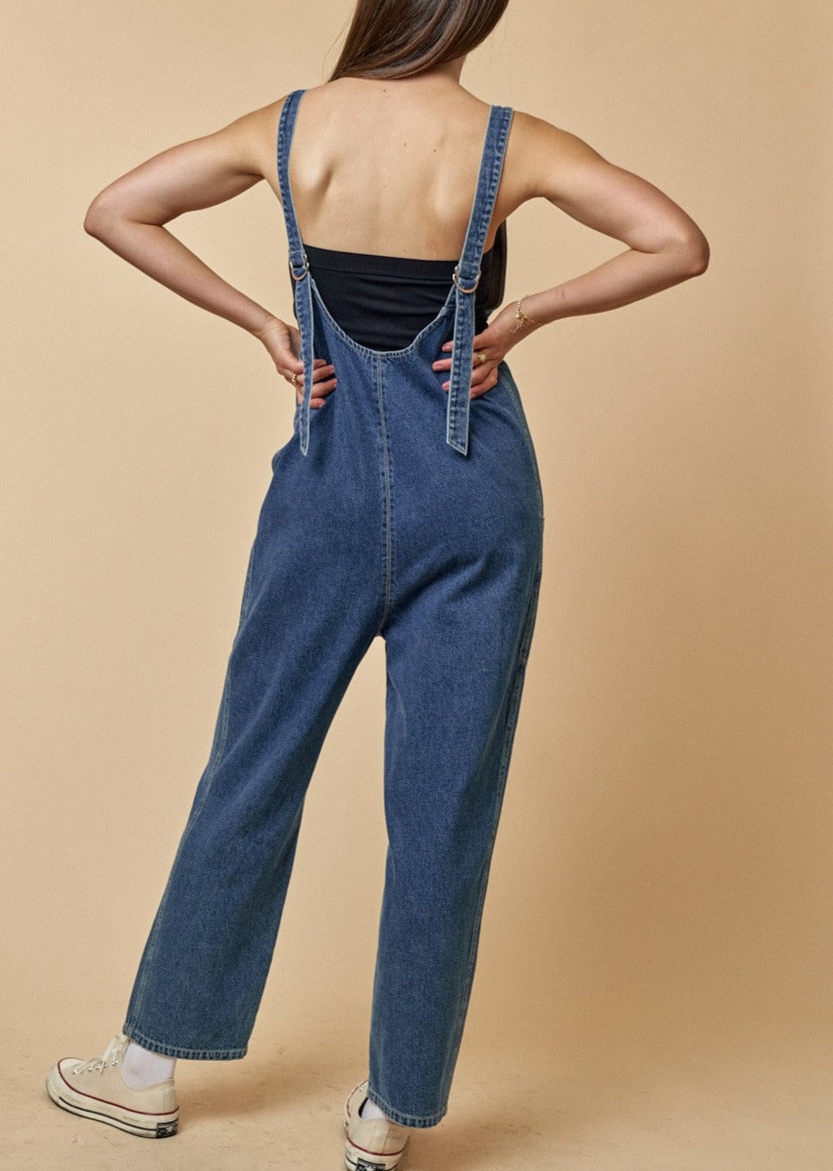 Denim High Roller Jumpsuit