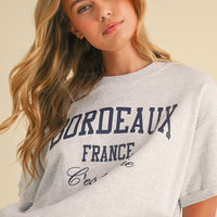 Bordeaux Graphic Cotton Sweat Set