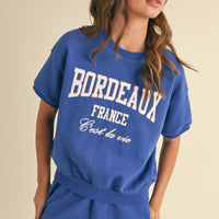 Bordeaux Graphic Cotton Sweat Set