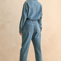 Vintage Utility Denim Jumpsuit