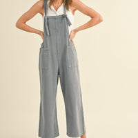 Washed Tencel Cute Jumpsuit