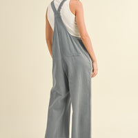 Washed Tencel Cute Jumpsuit