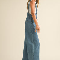 Cute Suspender Denim Jumpsuit