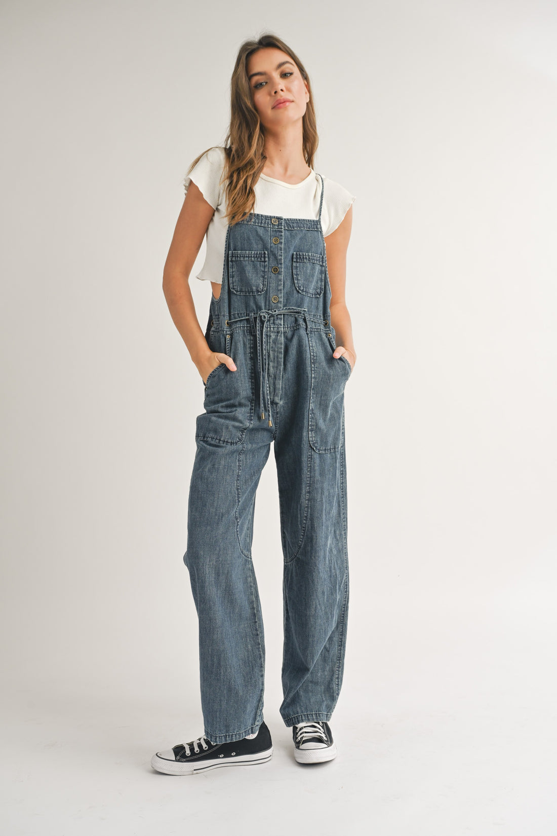 Soft Denim Jumpsuit