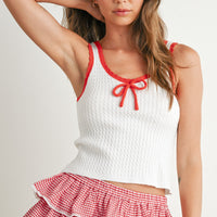 Cute Bow Tank Top