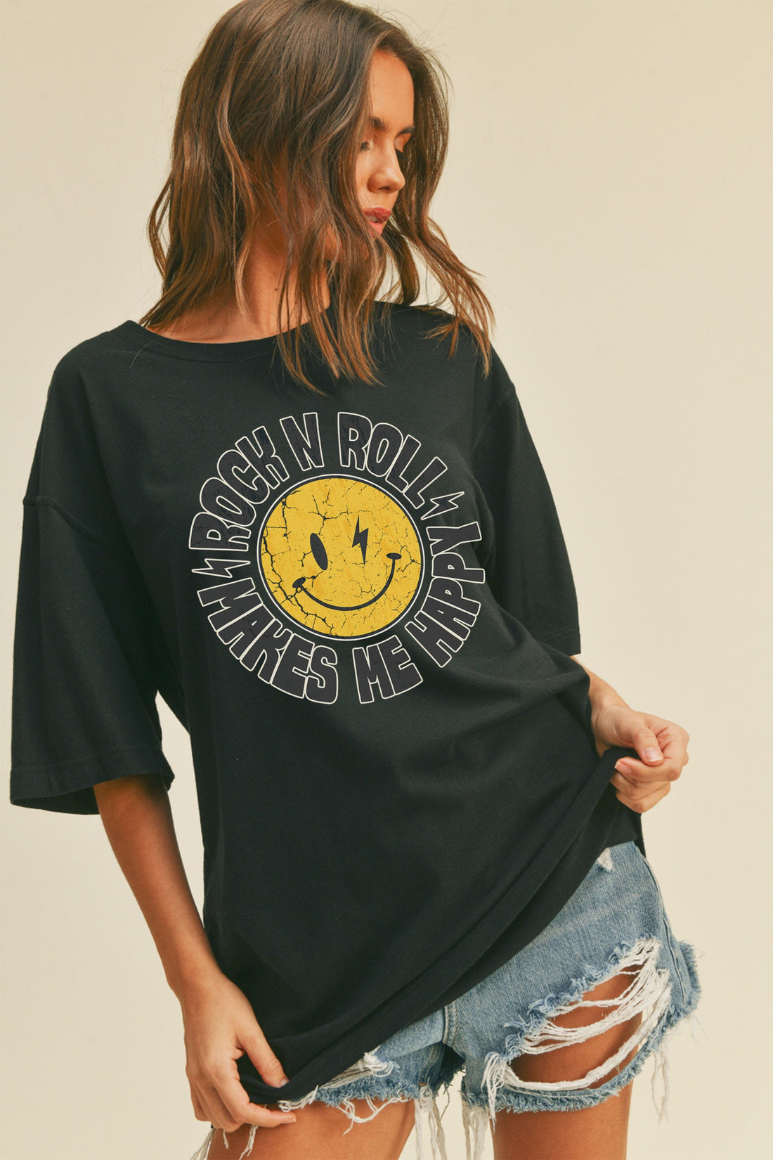 Rock & Roll Makes me Happy Tee