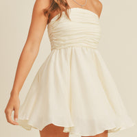 Strapless Babydoll Dress