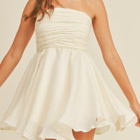 Strapless Babydoll Dress