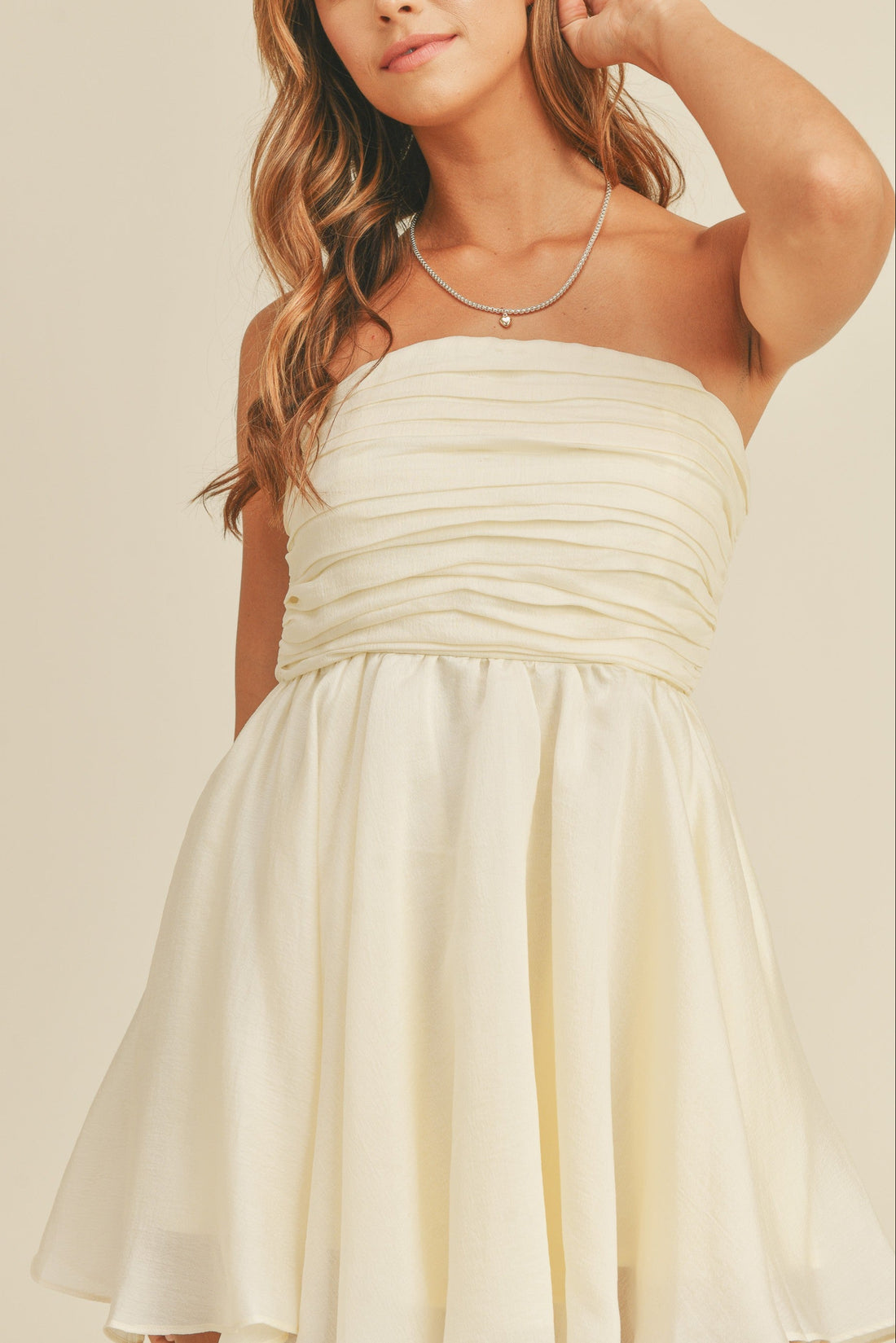 Strapless Babydoll Dress
