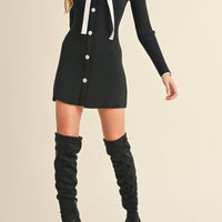 Lovely Sweater Knit Mini Dress