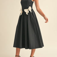 Bow Detail Cami Midi Dress