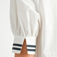 Peter Pan Collar Pleated Mini Dress