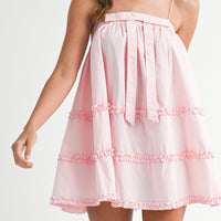Ruffled Babydoll Mini Dress