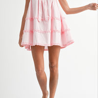 Ruffled Babydoll Mini Dress