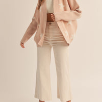 Star Open Knit Sweater Cardigan