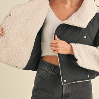 Fluffy Sherpa & Quilted Jacket