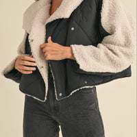 Fluffy Sherpa & Quilted Jacket
