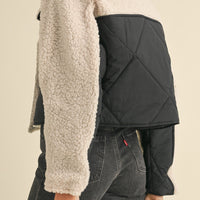 Fluffy Sherpa & Quilted Jacket