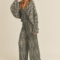 Leopard Wide Pants