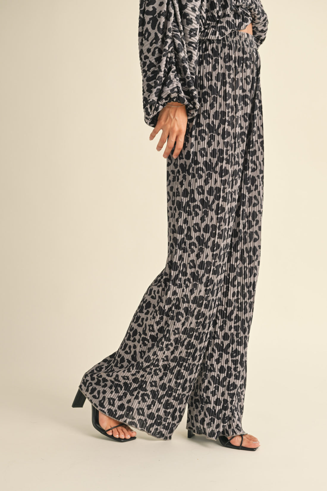Leopard Wide Pants