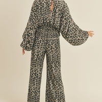 Leopard Wide Pants