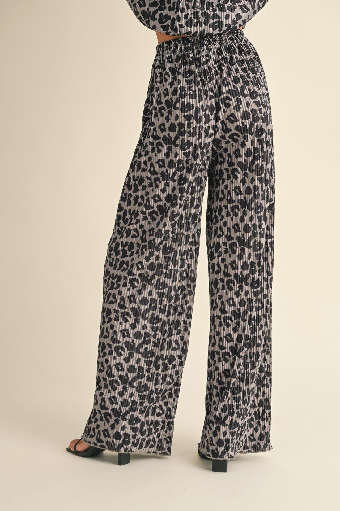 Leopard Wide Pants