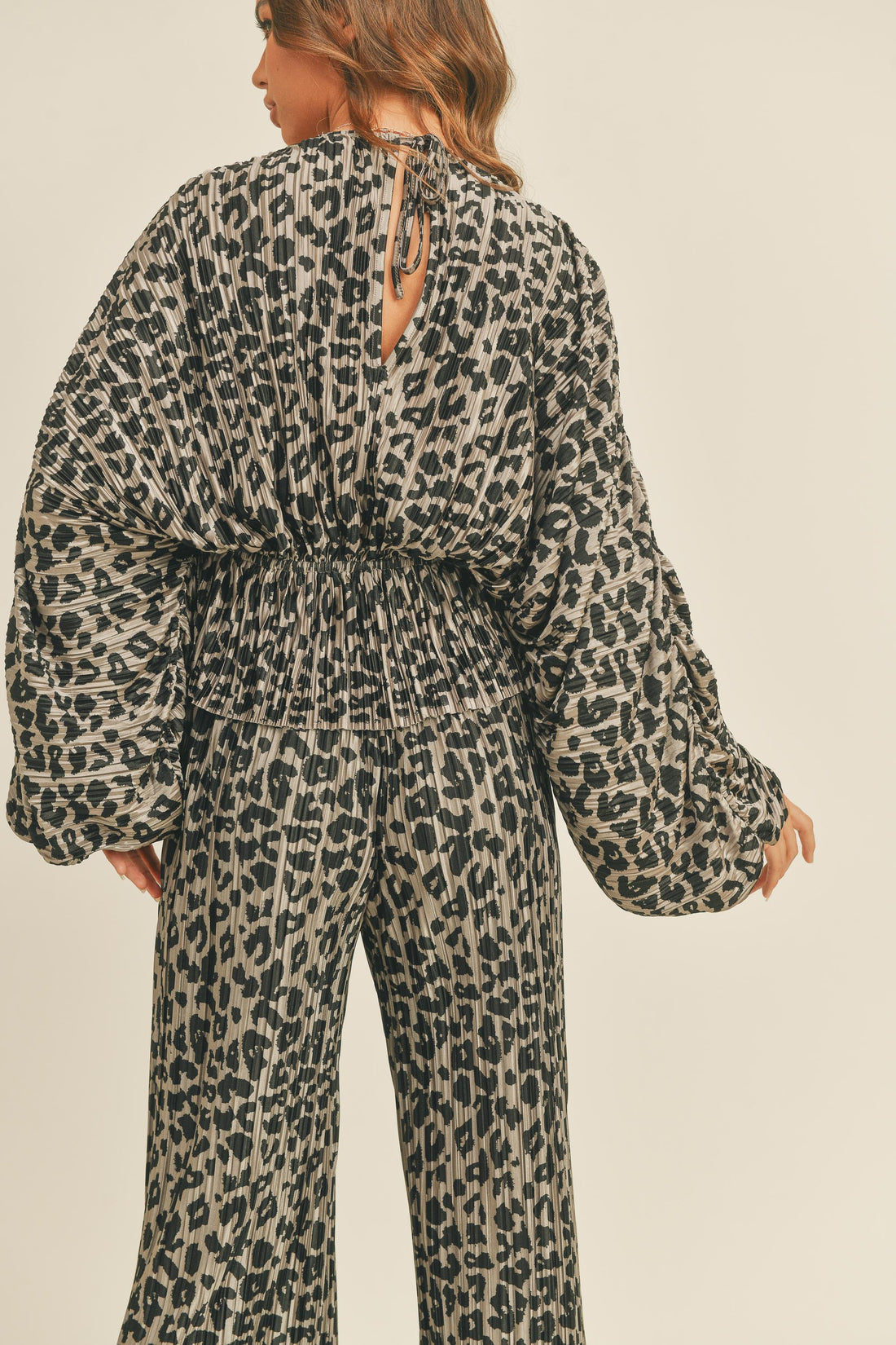 Leopard Print Blouse Top