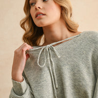 Balloon Sleeve Hoodie Sweater