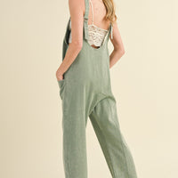 Mineral Wash High Roller Jumpsuit