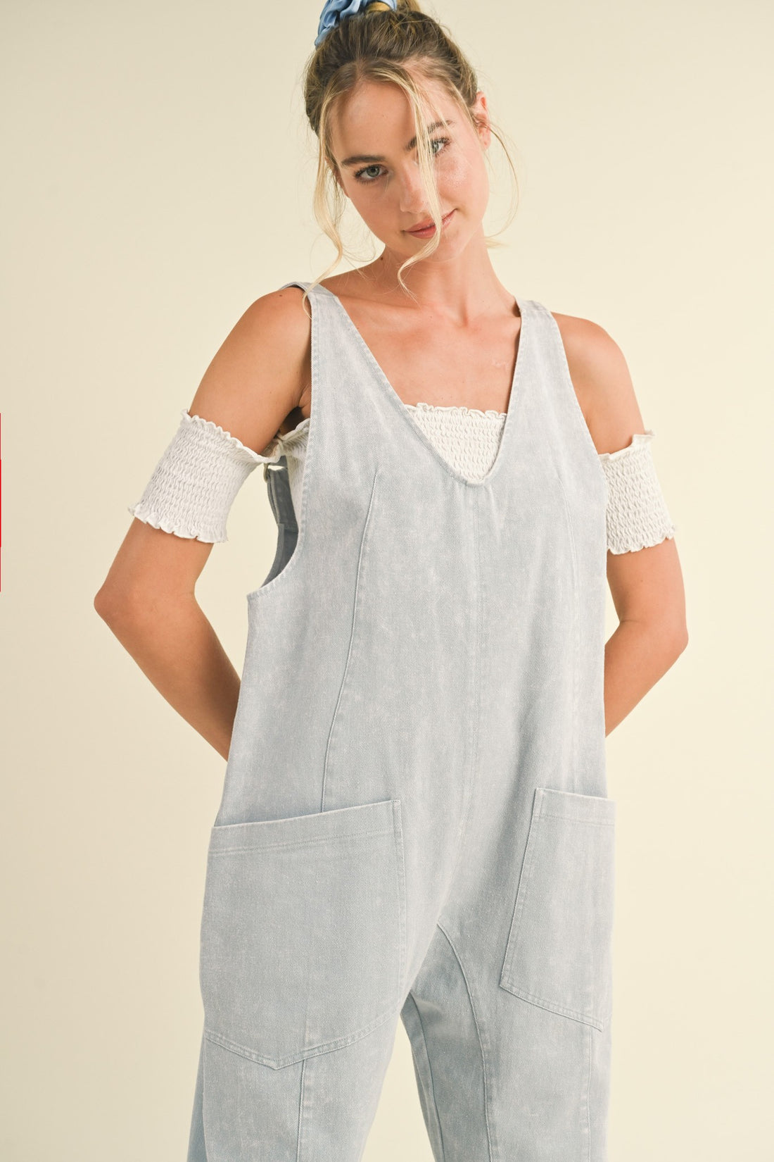 Mineral Wash High Roller Jumpsuit