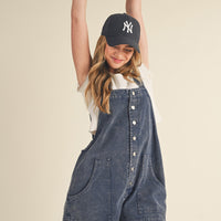 Relaxed Fit Washed Cute Romper