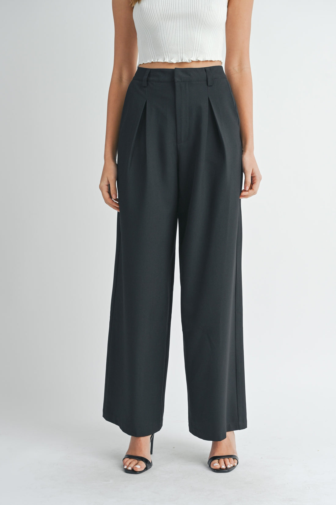 Wide Leg Trouser Pants
