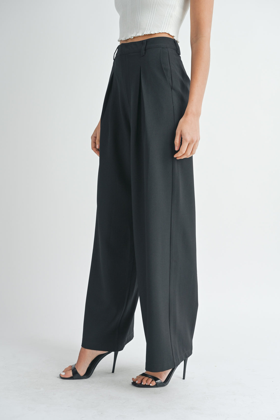 Wide Leg Trouser Pants