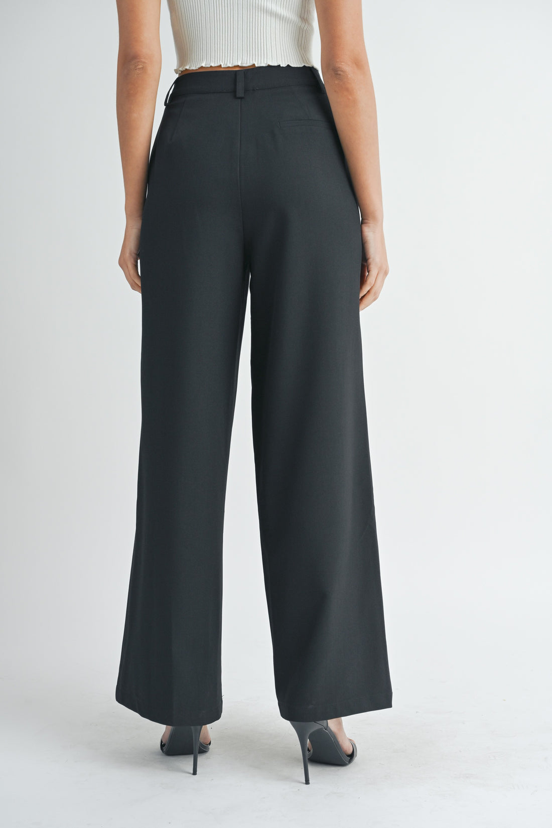 Wide Leg Trouser Pants