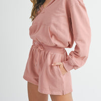 Cotton Hooded Romper