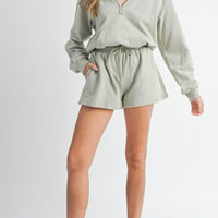 Cotton Hooded Romper
