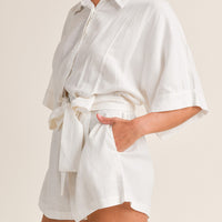 Shirts Button Down Romper