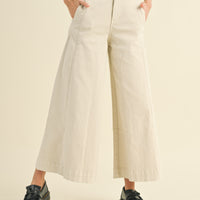Stretched Wide Leg Premium Pants