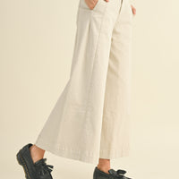 Stretched Wide Leg Premium Pants
