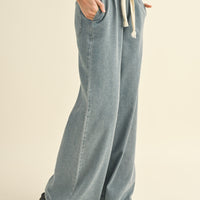 Denim Wide Leg Pants