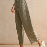 Barrel Cotton Pants