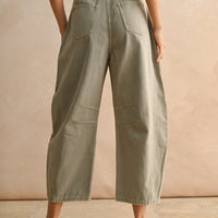Barrel Cotton Pants