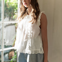 High-Waisted Flared Denim Shorts