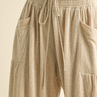 Smock Waist Big Pocket Comfy Pants