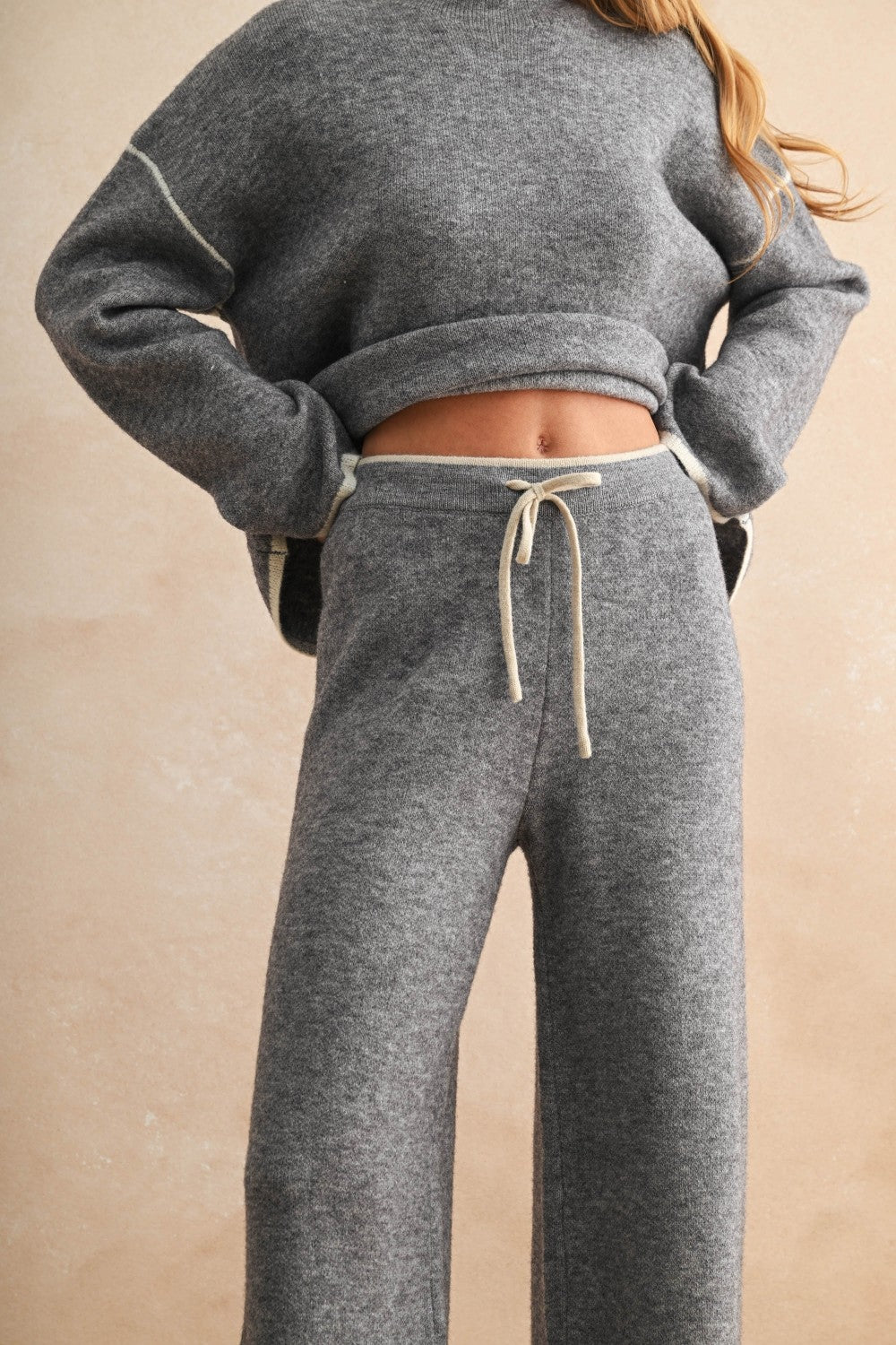 Wide-Leg Lounge Pants