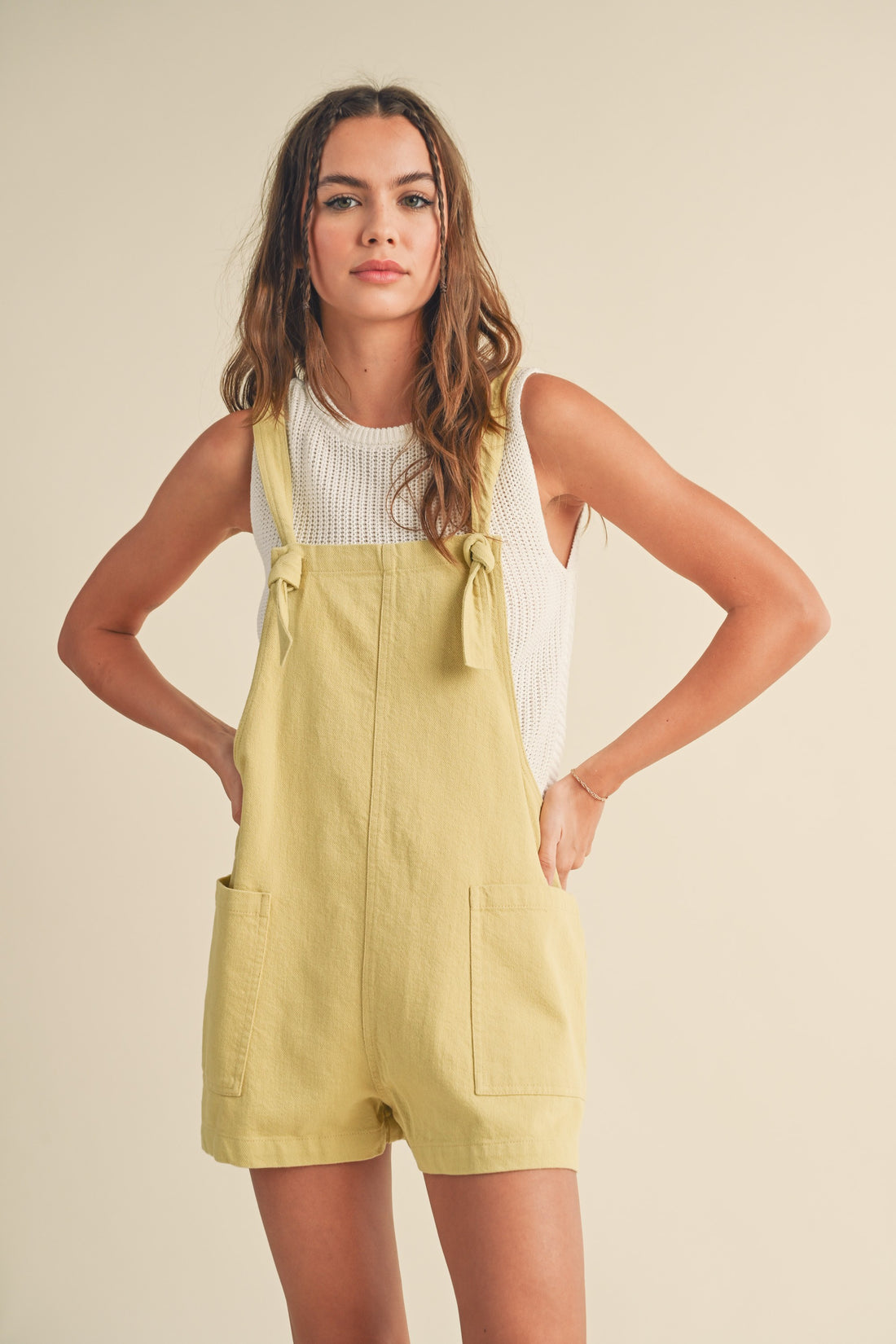 Cotton Washed Romper