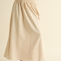 Maxi Linen Skirt