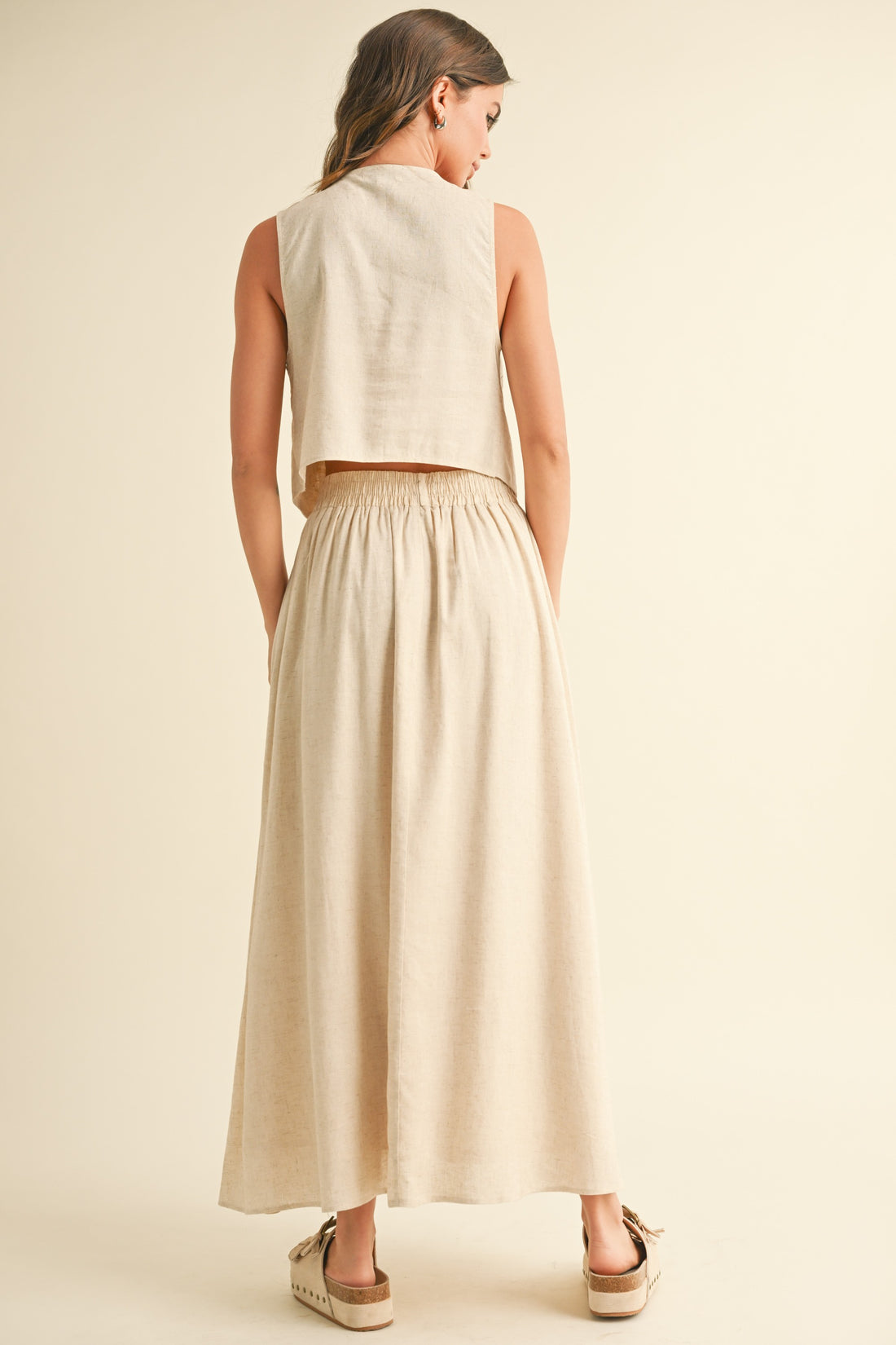 Maxi Linen Skirt